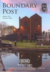 Cover of The BCNS publication "Boundary Post", issue 222