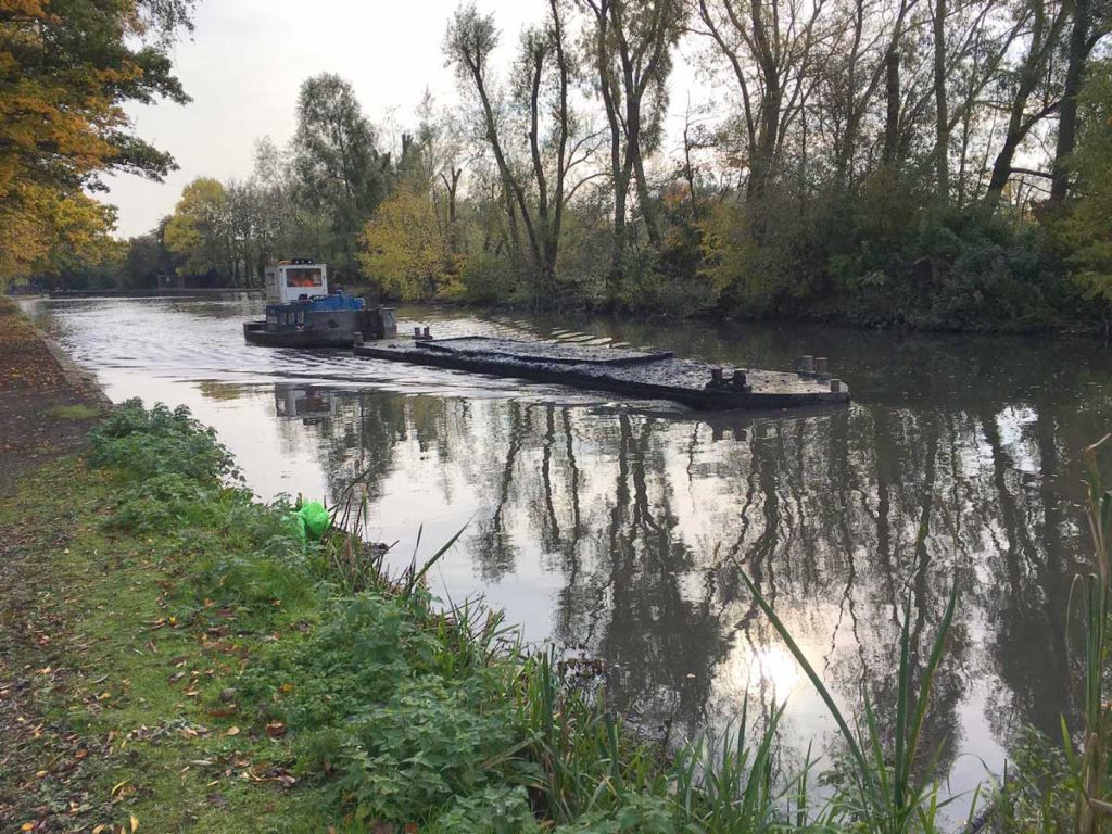 Dredging begins at Titford Pools | Birmingham Canal Navigations Society